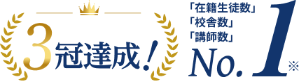 三冠達成！