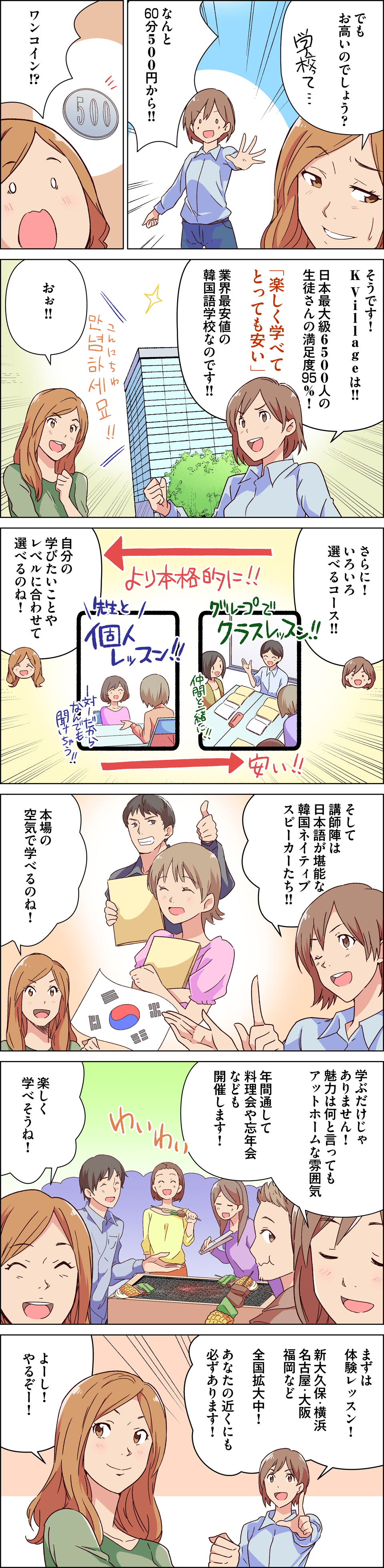 KVillageTokyo マンガ１ページ目