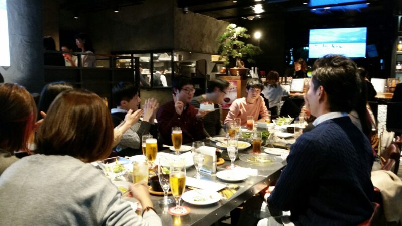 Kvillage名古屋校 名古屋校講師 スタッフで忘年会しました K Village Tokyo 韓国語レッスン