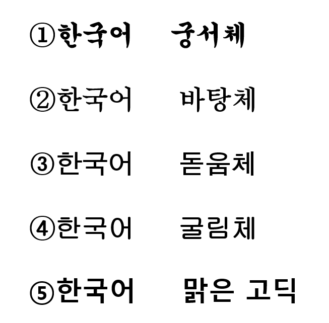 韓国語でロゴは作れる ハングルの使えるベーシックな書体やフォントもチェック 日本最大の韓国語教室 K Village 韓国語