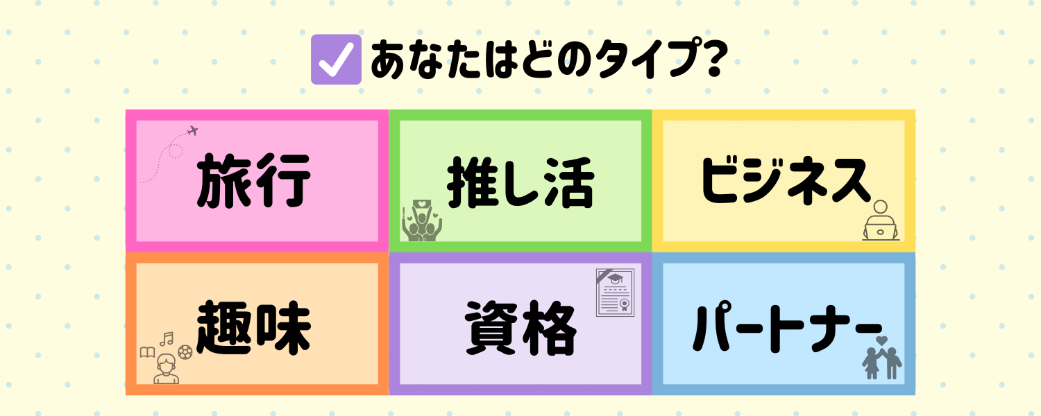 あなたはどのタイプ？