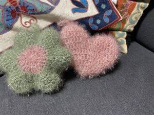 【手作り】韓国スセミをダイソー毛糸で編んでみました！🧶