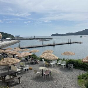 【韓国情報】港町の海の見えるカフェ🍰