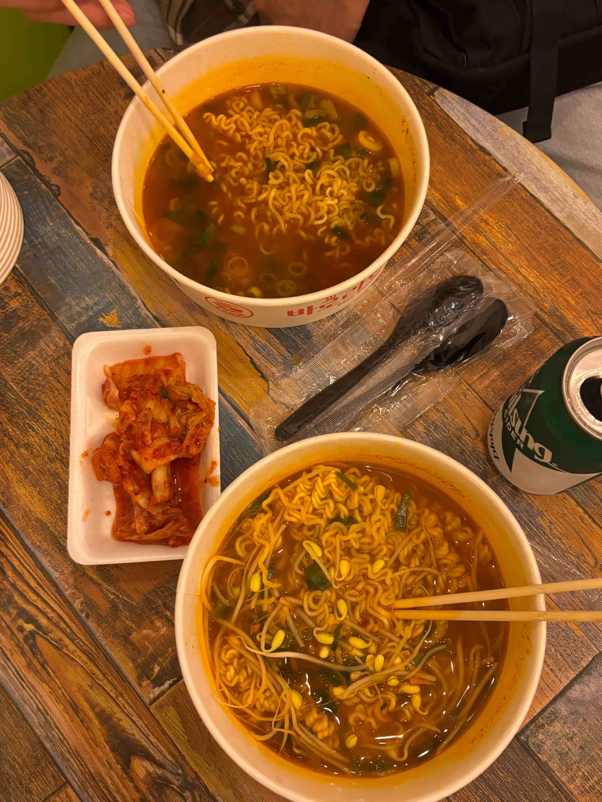 東大門「無人ラーメン」店 ラーメン（完成後）