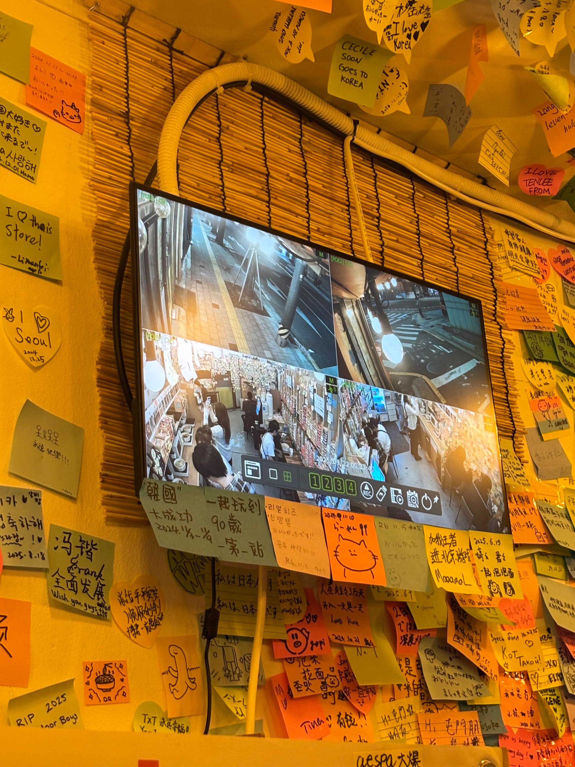 東大門「無人ラーメン」店 監視カメラ