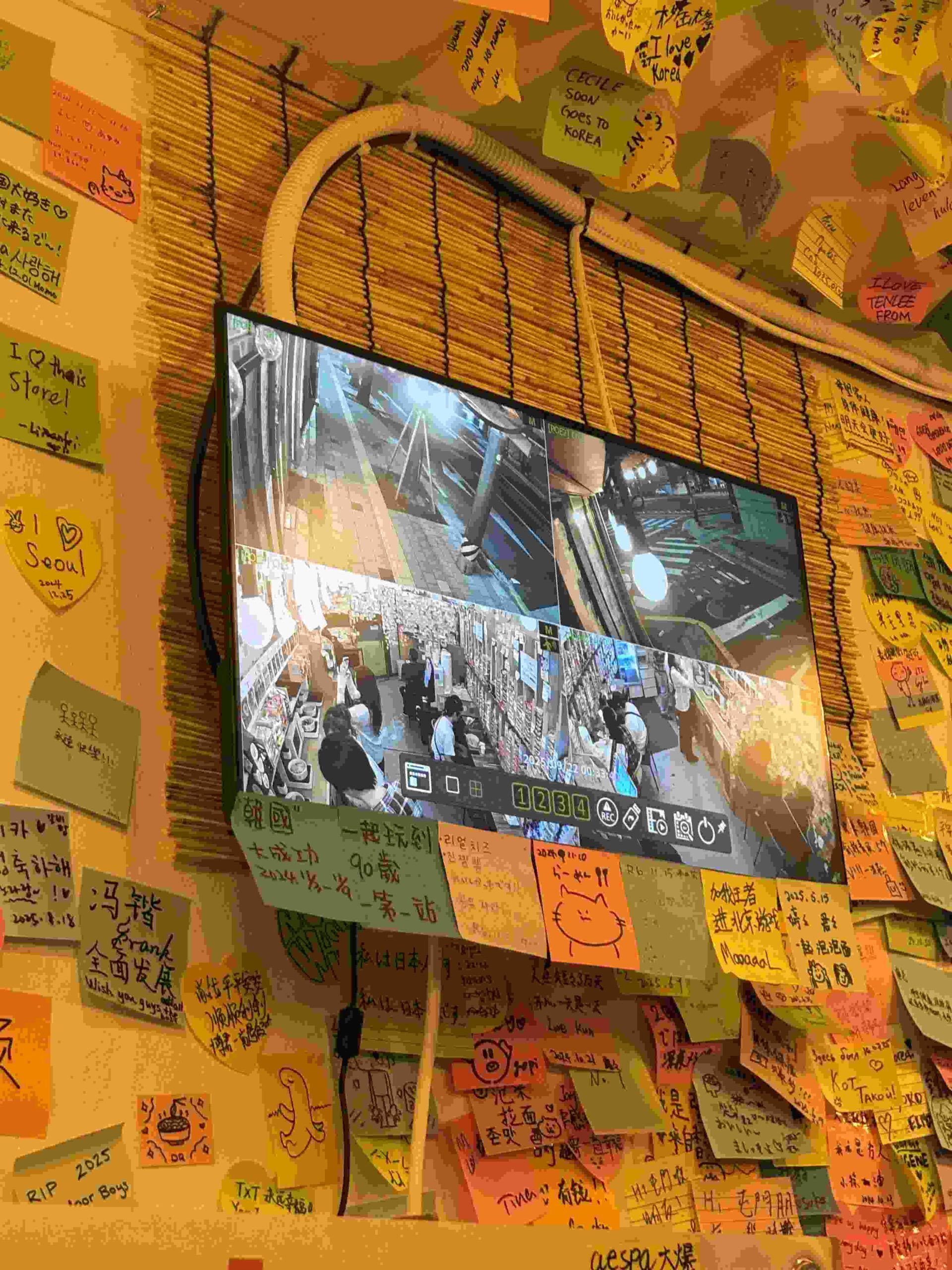 東大門「無人ラーメン」店 監視カメラ