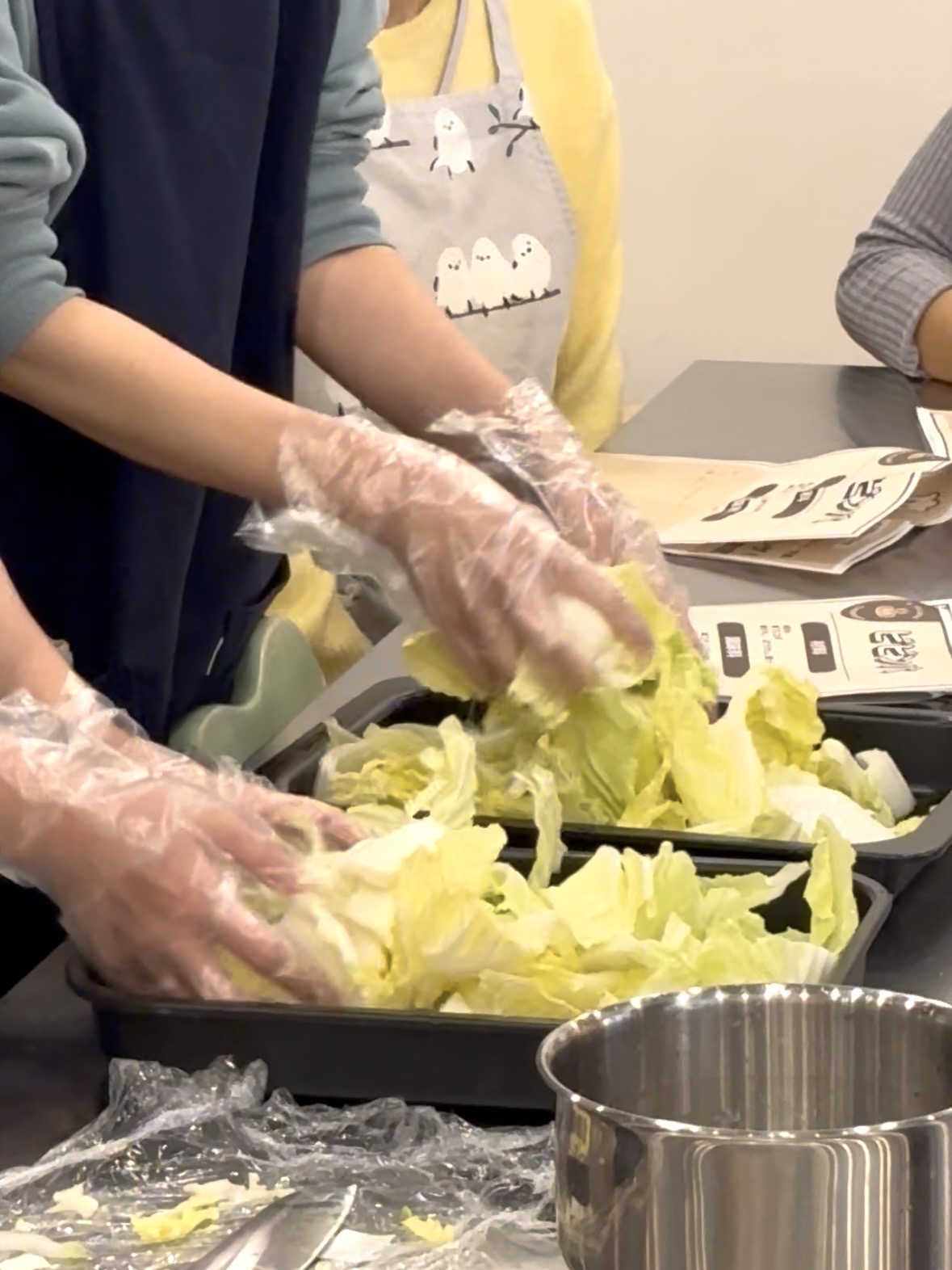 立川校 料理イベント キムチづくり