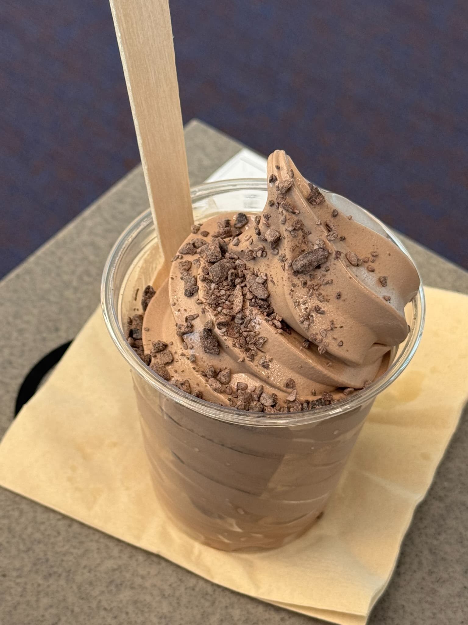 仁川空港第2ターミナル Chocolat Paletteのチョコアイスクリーム