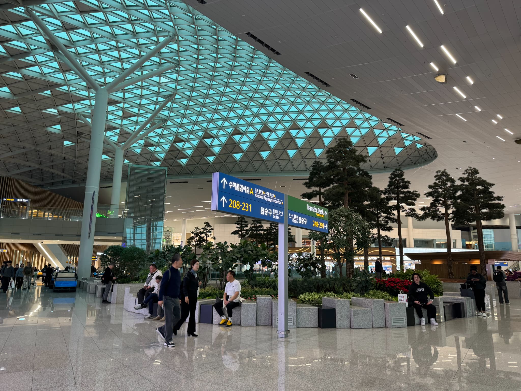 仁川空港第2ターミナル 搭乗フロア