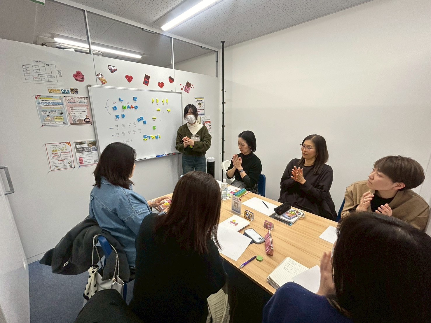 立川校 ハングル総復習講座 写真