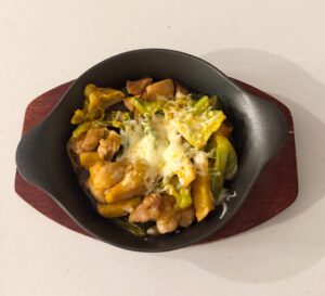 完成したチーズタッカルビ