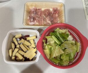 カットした具材