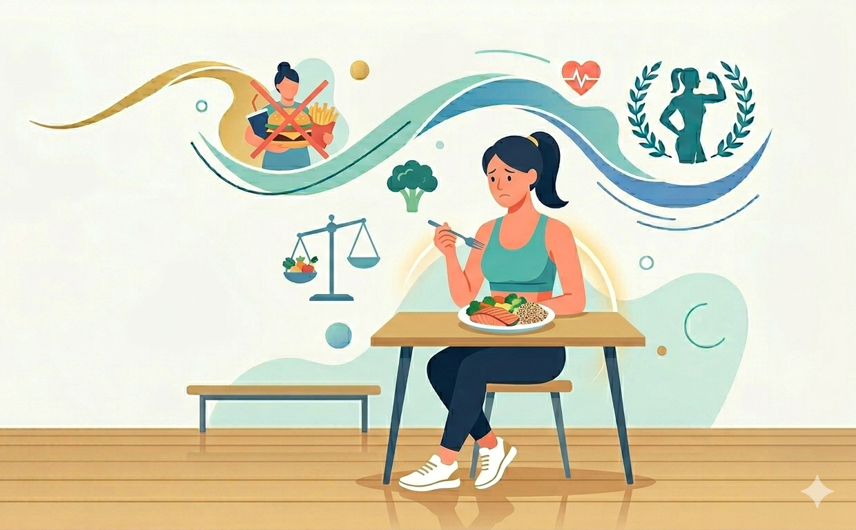 食事制限 イラスト