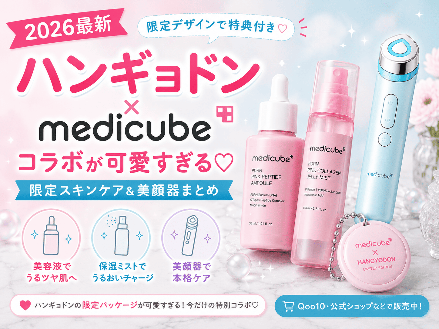2026最新】ハンギョドン×medicubeコラボが可愛すぎる♡限定スキンケア