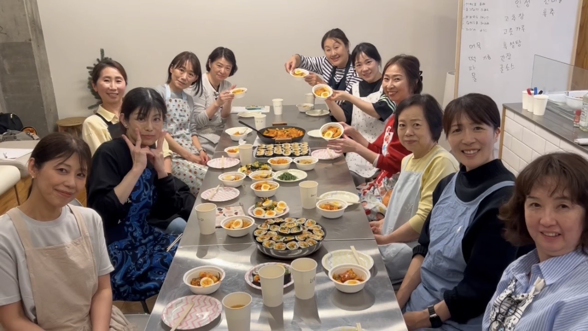立川校 料理イベント 集合写真