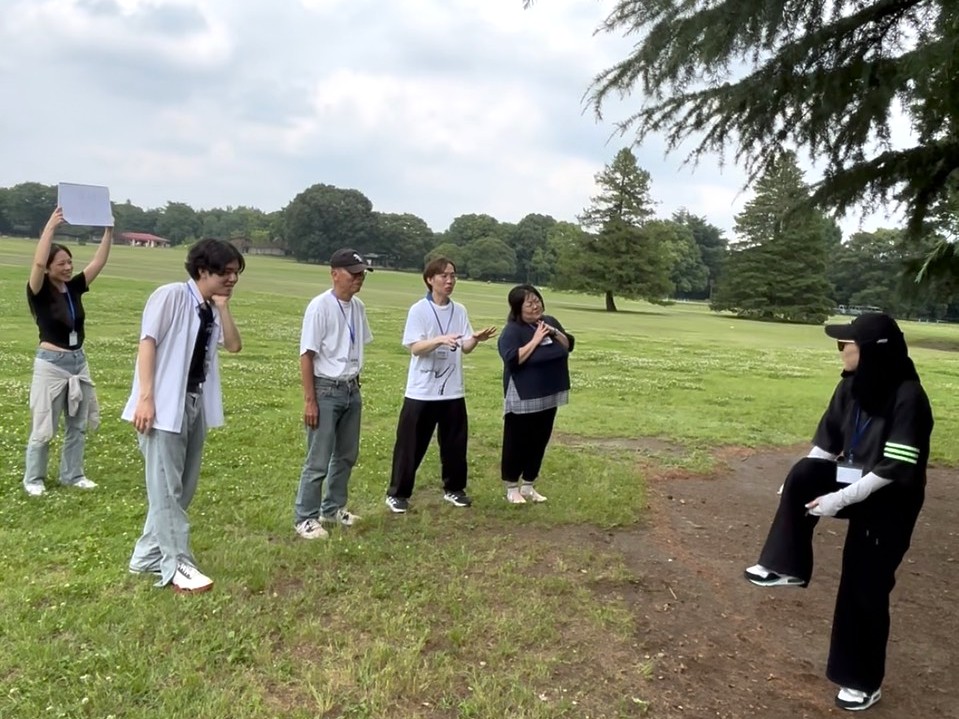 ピクニックイベント ジェスチャーゲーム写真