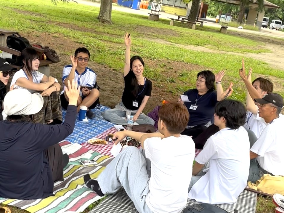 ピクニックイベント 「ノド? ナド?ゲーム」写真