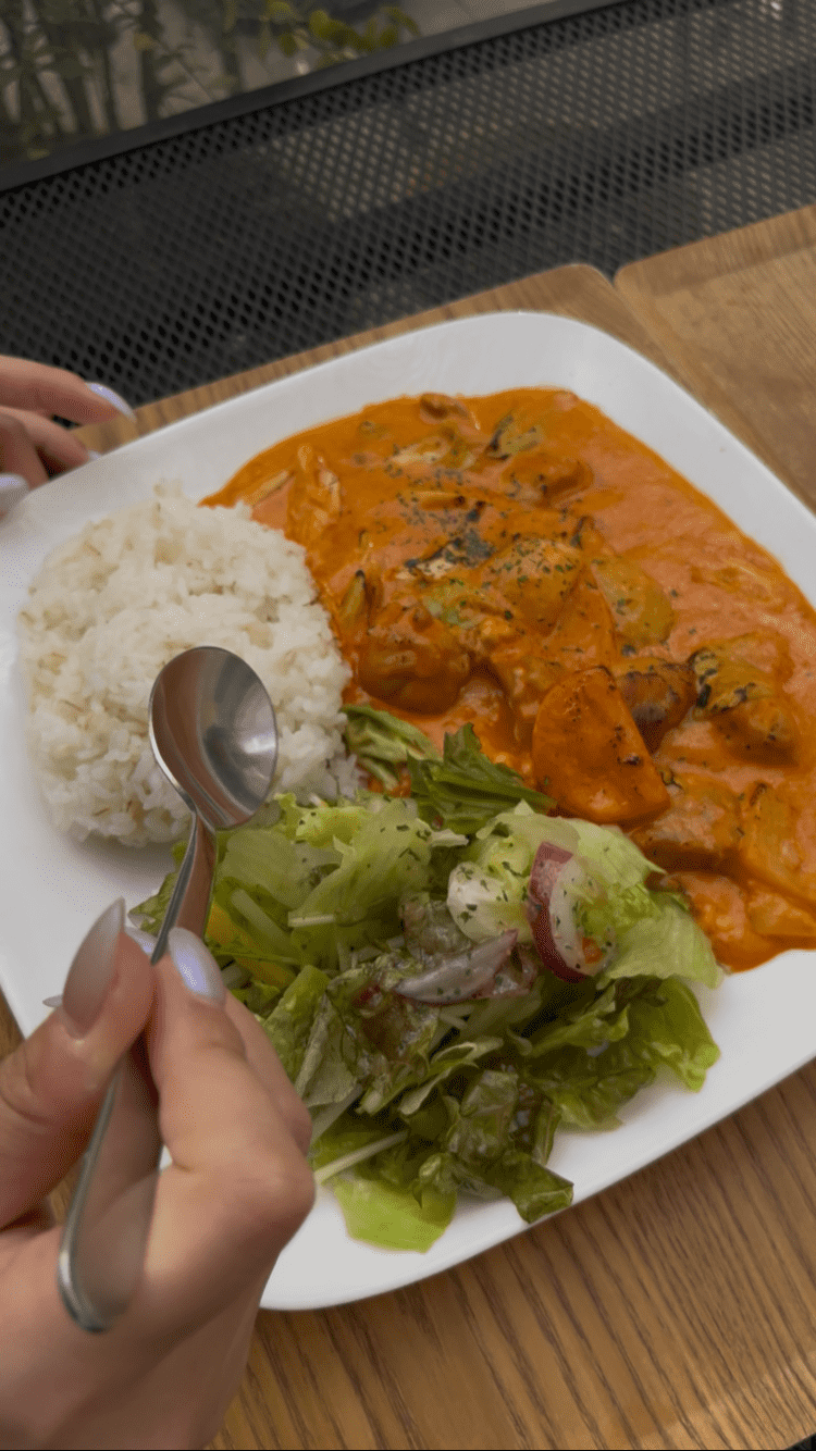 Cafe du Richeのロゼチーズダッカルビ